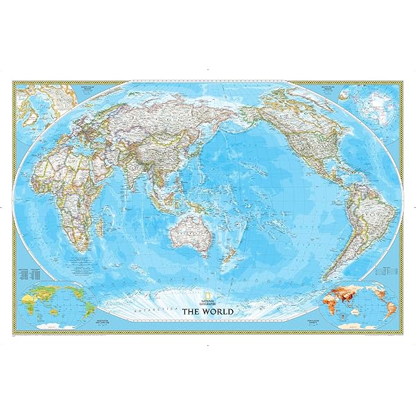 National Geographic: World Classic Wall Map (Poster Size: 36 x 24